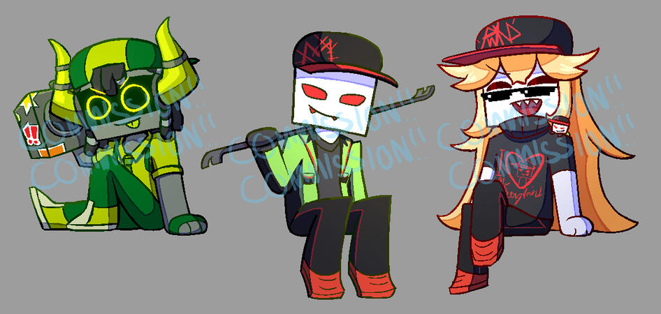 chibi commissions for someone's website